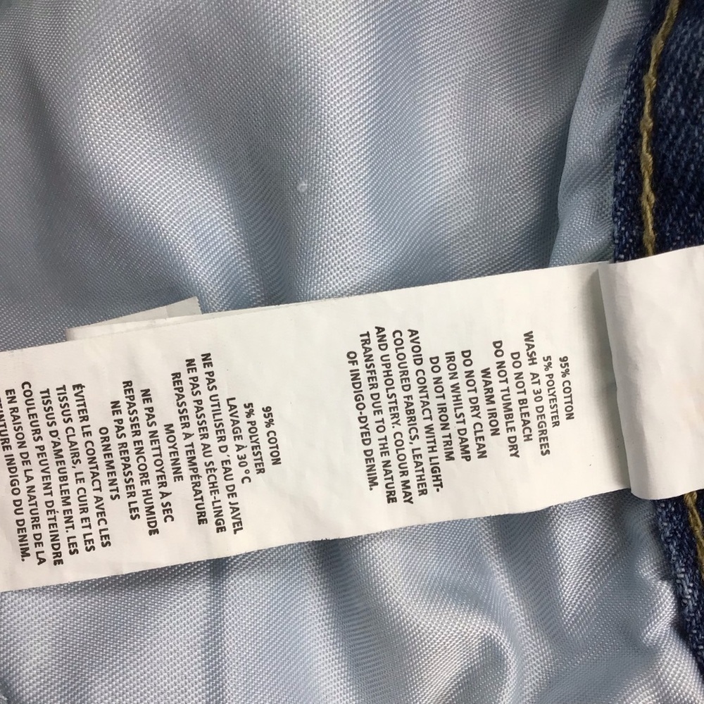 PrettyLittleThing Boyfriend Indigo Denim Woman Jeans - Picture 8 of 9